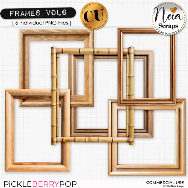 Frames VOL6 - CU - by Neia Scraps