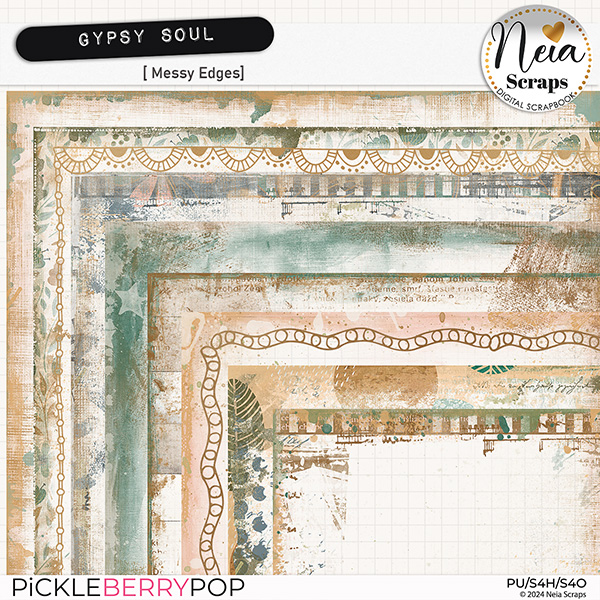 Gypsy Soul - Messy Edges - by Neia Scraps