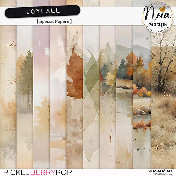 Joyfall - Special Papers - by Neia Scraps