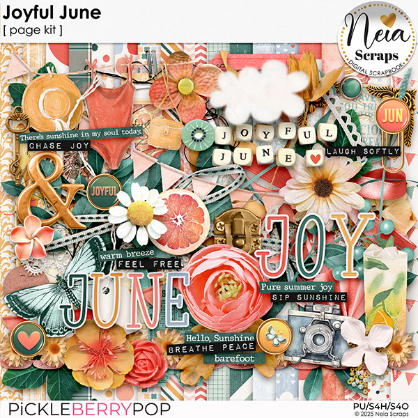 Joyful June - Elements - by Neia Scraps