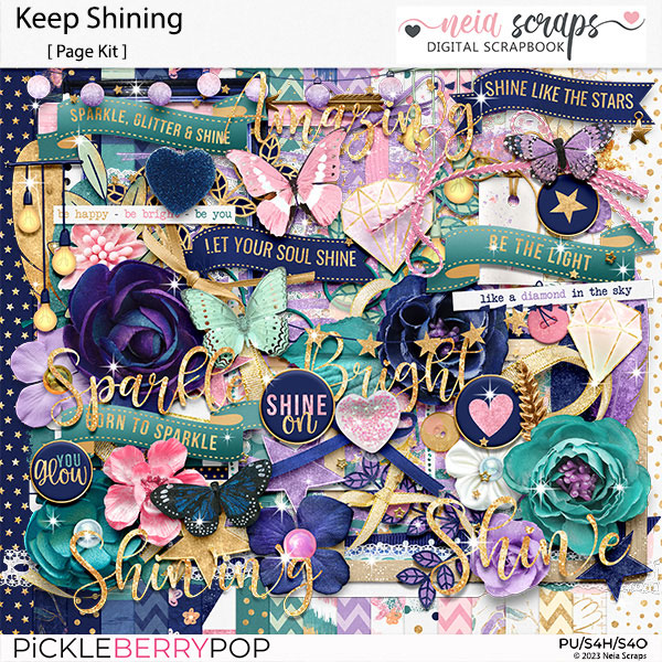 Keep Shining - Page Kit - by Neia Scraps