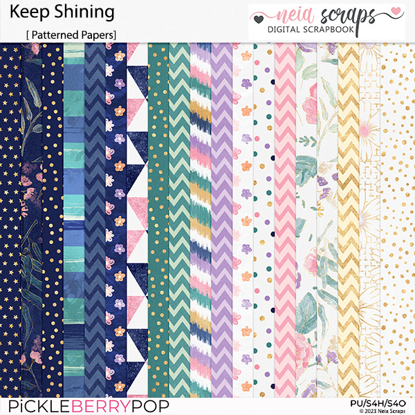 Keep Shining - Papers - by Neia Scraps