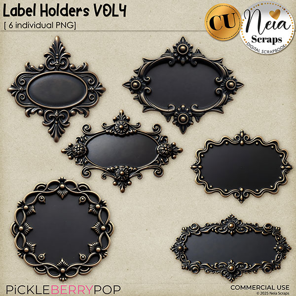 Label Holders VOL4 - CU - by Neia Scraps