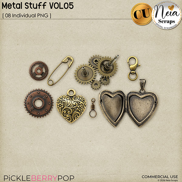 Metal Stuff VOL05 - CU - by Neia Scraps