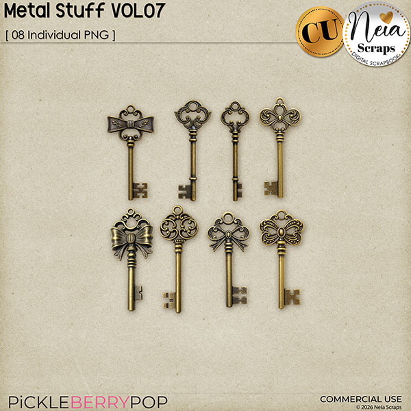 Metal Stuff VOL07 - CU - by Neia Scraps