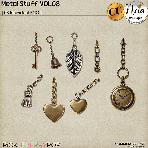 Metal Stuff VOL08 - CU - by Neia Scraps