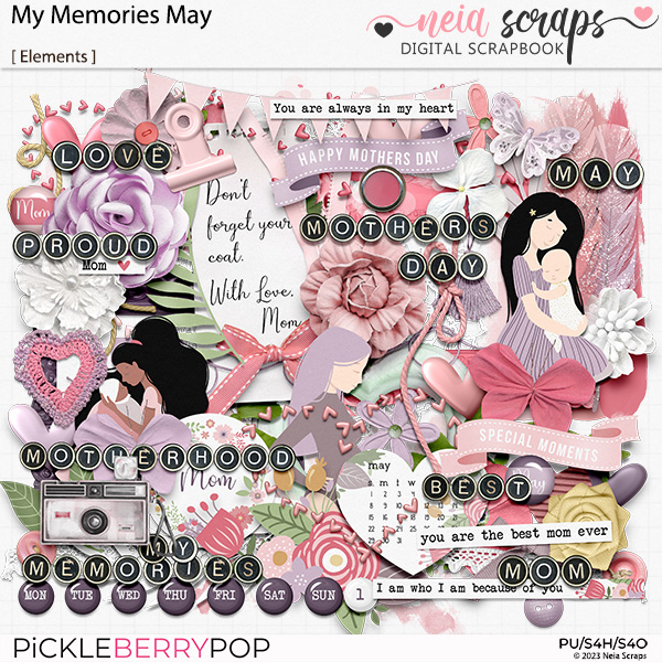 My Memories May -Elements - by Neia Scraps