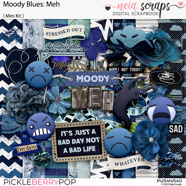 Moody Blues - MEH - by Neia Scraps