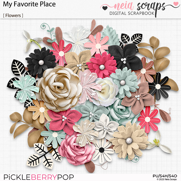 My Favorite Place - Flowers - by Neia Scraps