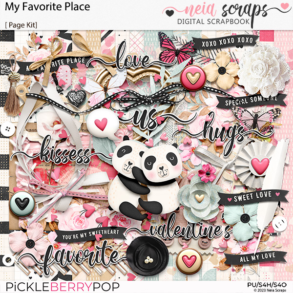 My Favorite Place - Page Kit - by Neia Scraps