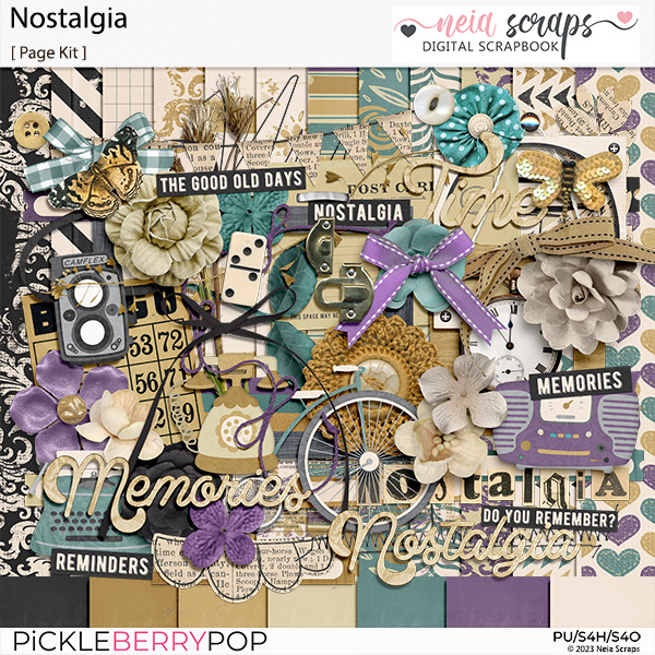 Nostalgia - page Kit - by Neia Scraps