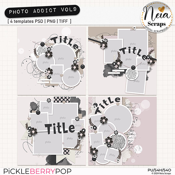 Photo Addict VOL9 - Templates - by Neia Scraps