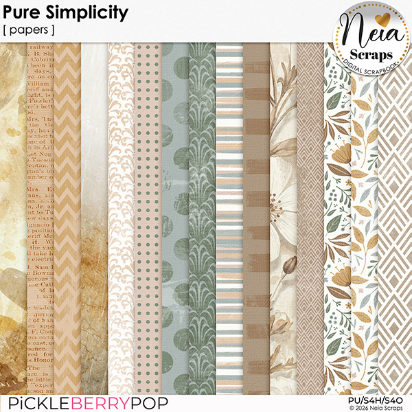 Pure Simplicity - Papers - by Neia Scraps