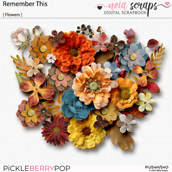 Remember This - Flowers - by Neia Scraps