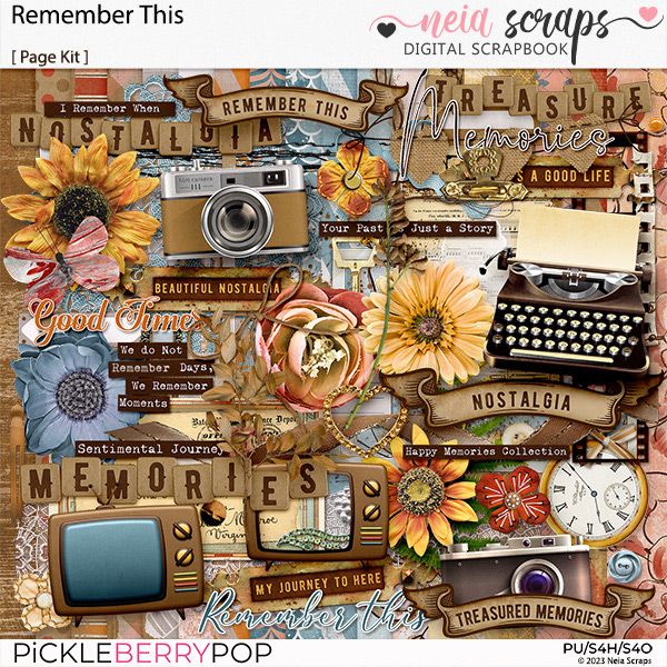 Remember This - Page Kit - by Neia Scraps