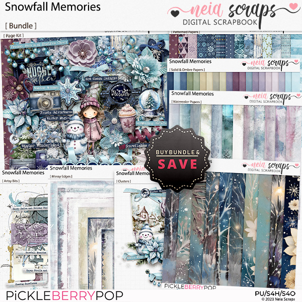 Snowfall Memories - Bundle - by Neia Scraps