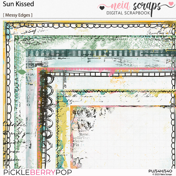 Sun Kissed - Messy Edges - by Neia Scraps