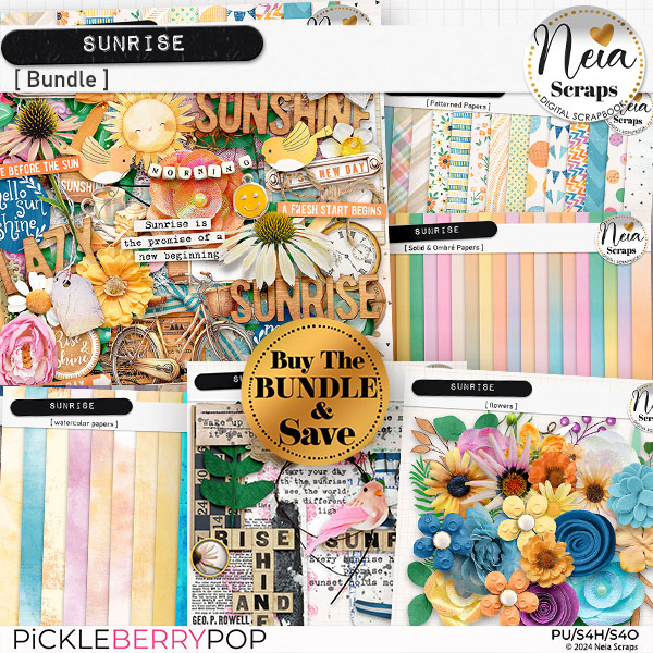 Sunrise - Bundle - by Neia Scraps