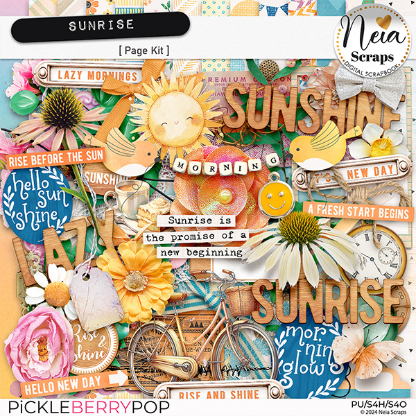 Sunrise - Page Kit - by Neia Scraps