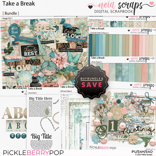 Take a Break - Bundle - by Neia Scraps