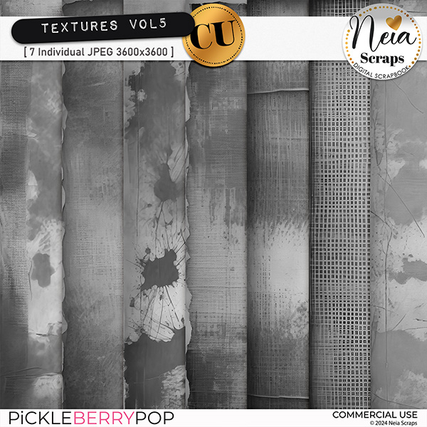 Textures VOL5 - CU - by Neia Scraps