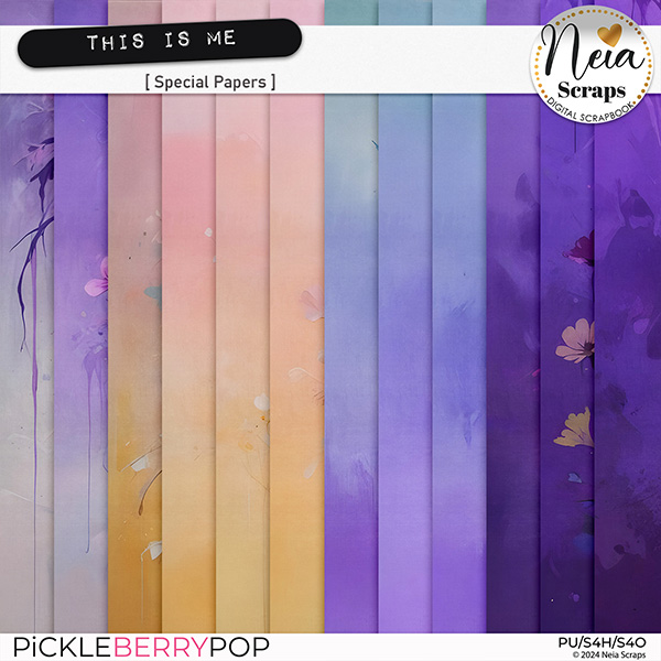 This is Me - Special Papers - by Neia Scraps