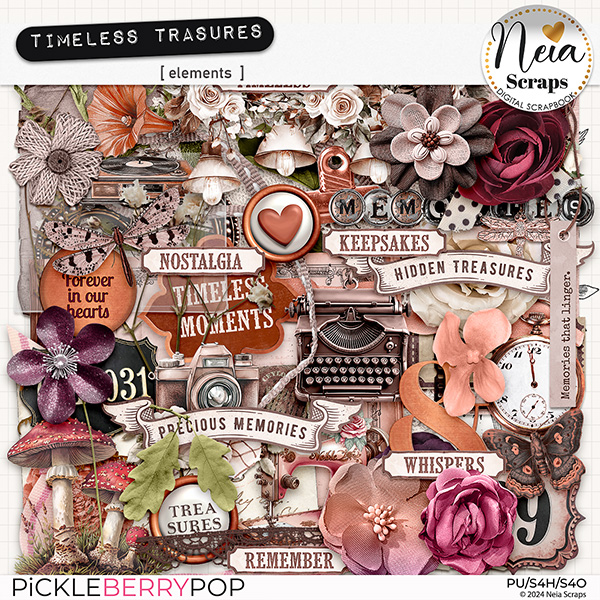 Timeless Treasures - Elements - by Neia Scraps