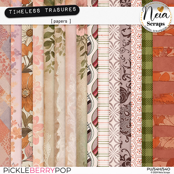 Timeless Treasures - Papers - by Neia Scraps