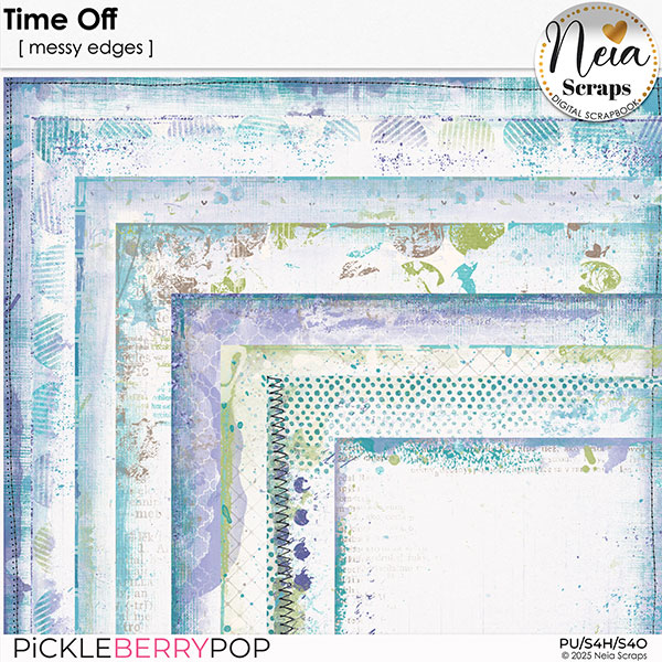Time Off - Messy Edges - by Neia Scraps
