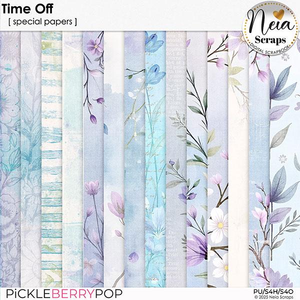 Time Off - Special Papers - by Neia Scraps