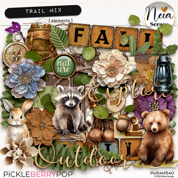 Trail Mix - Elements - by Neia Scraps