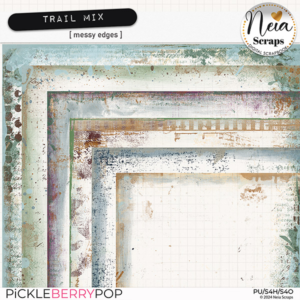 Trail Mix - Messy Edges - by Neia Scraps