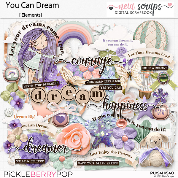 You Can Dream - Elements - by Neia Scraps