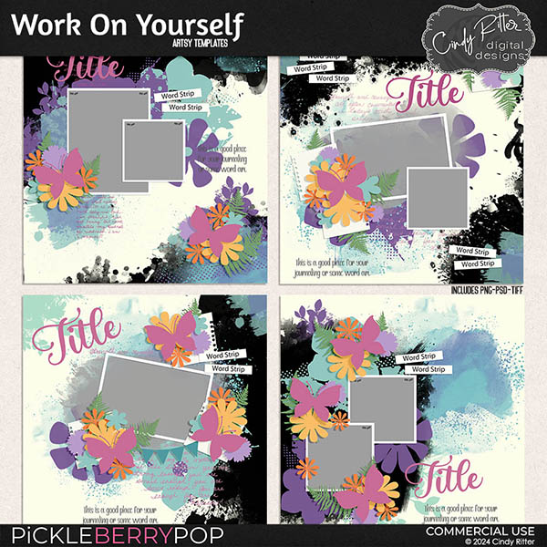 Work On Yourself [Artsy Templates] by Cindy Ritter