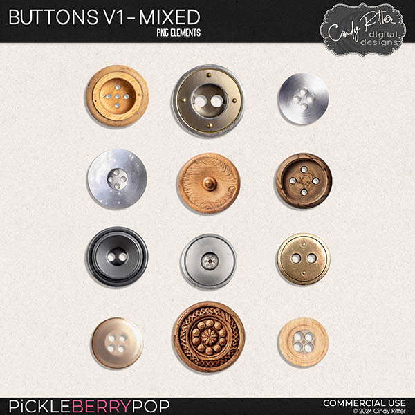 Buttons V1 by Cindy Ritter [CU]