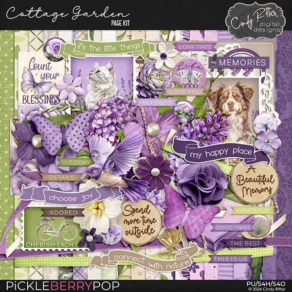 Cottage Garden [Kit] by Cindy Ritter