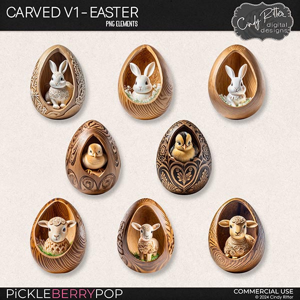 Carved V1-Easter by Cindy Ritter [CU]