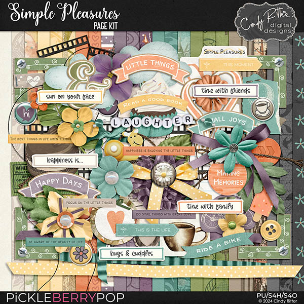 Simple Pleasures [Kit] by Cindy Ritter