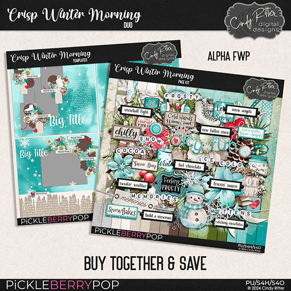 Crisp Winter Morning Duo [Kit & Templates] by Cindy Ritter