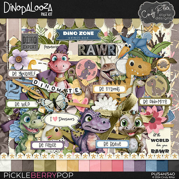 Dinopalooza [Kit] by Cindy Ritter 