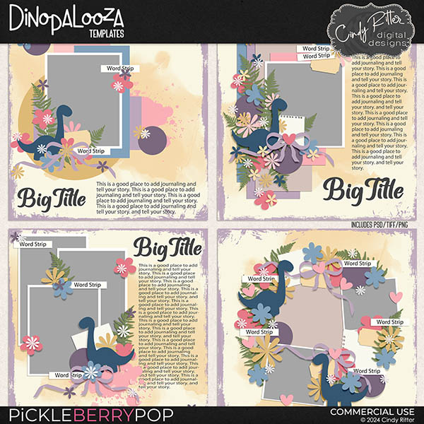 Dinopalooza [Templates] by Cindy Ritter