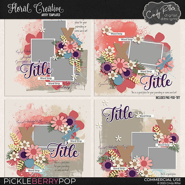 Floral Creative [Artsy Templates] by Cindy Ritter