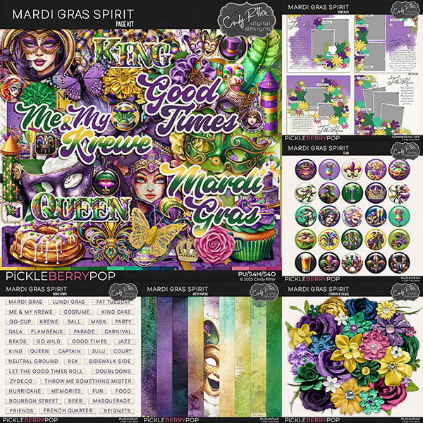 Mardi Gras Spirit [Bundle] by Cindy Ritter
