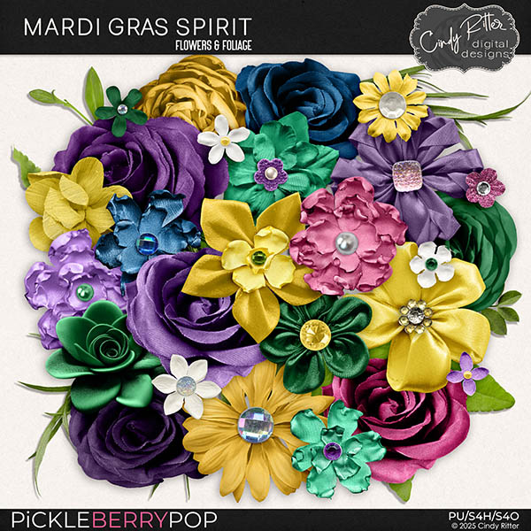 Mardi Gras Spirit [Flowers & Foliage] by Cindy Ritter