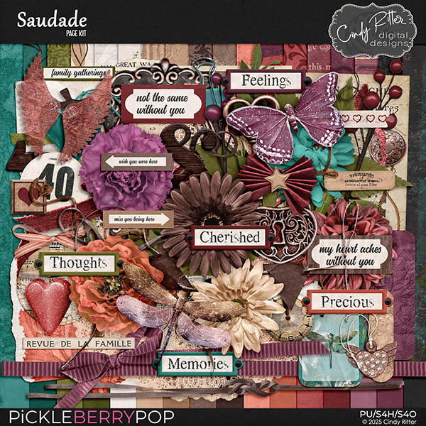 Saudade [Page Kit] by Cindy Ritter 