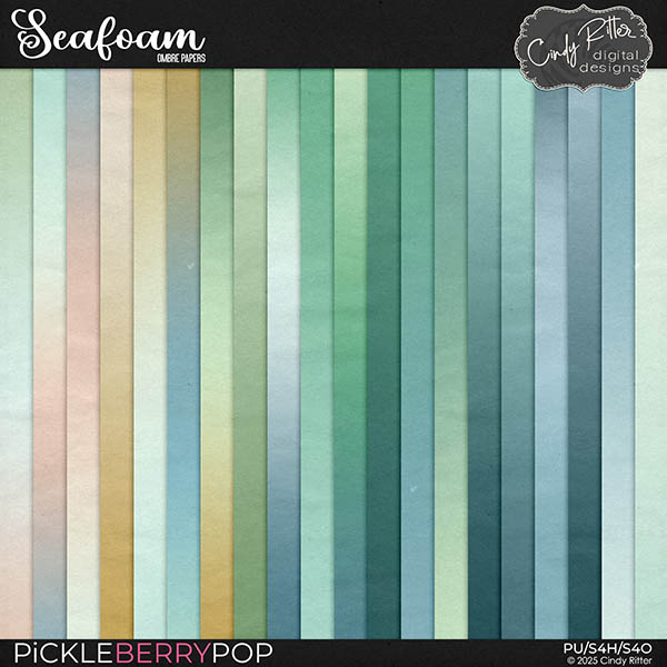 Seafoam [Ombre Papers] by Cindy Ritter