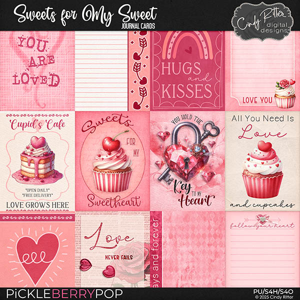 Sweets For My Sweet [Journal Cards] by Cindy Ritter