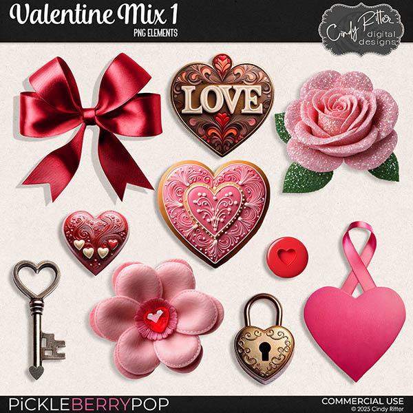 Valentine Mix 1 by Cindy Ritter [CU] 