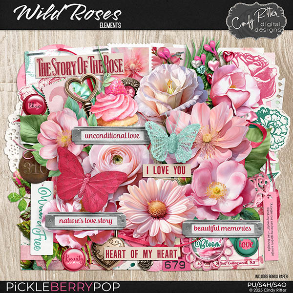 Wild Roses [Elements] by Cindy Ritter 