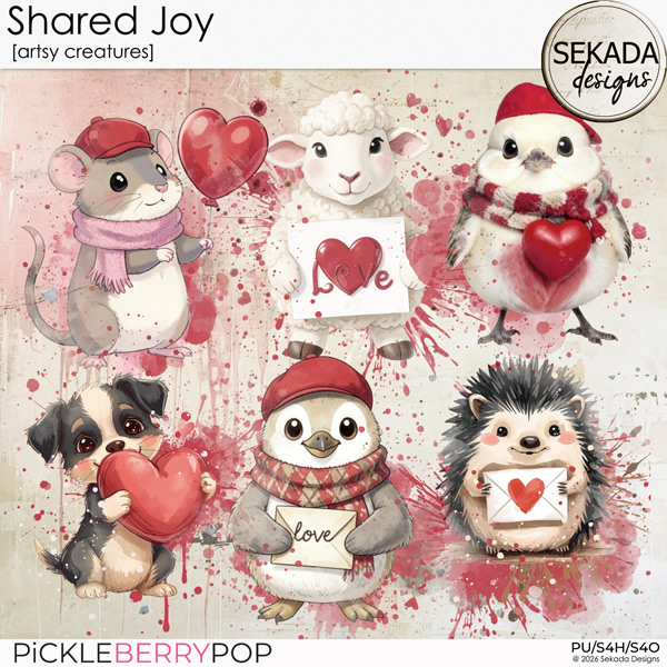 Shared Joy [artsy creatures] by Sekada Designs